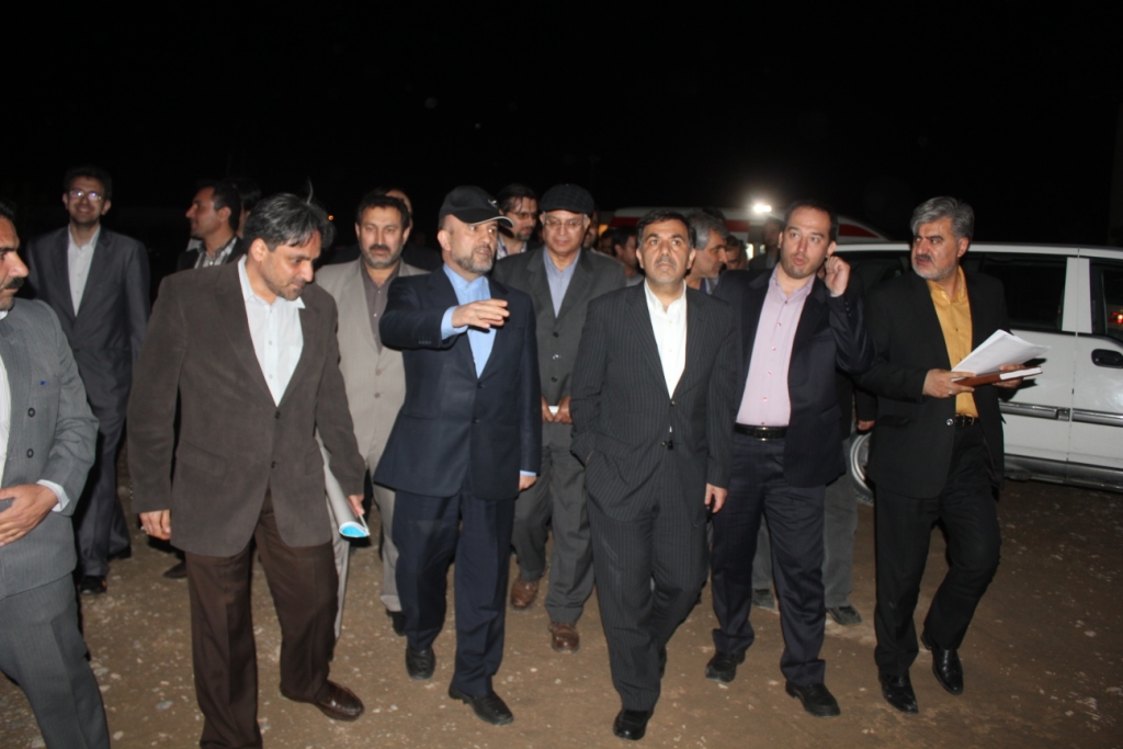 بازدید وزیر راه و شهرسازی از بیمارستان 200تختخوابی شیروان